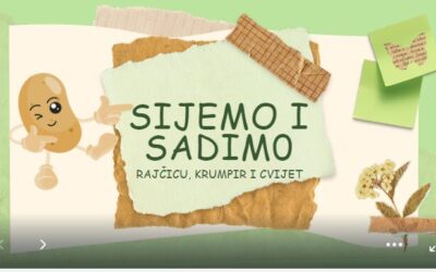 Aktivnost s učenicima “Sijemo i sadimo”