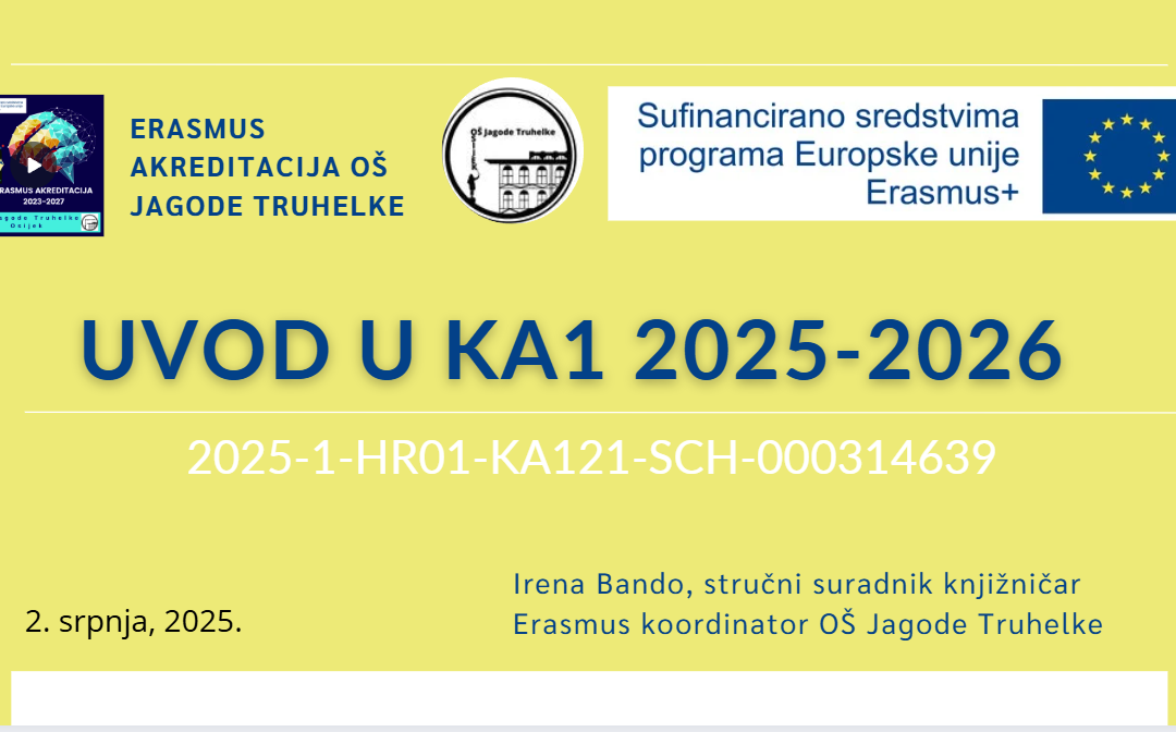 Uvod u novi Erasmus, KA1 25/26