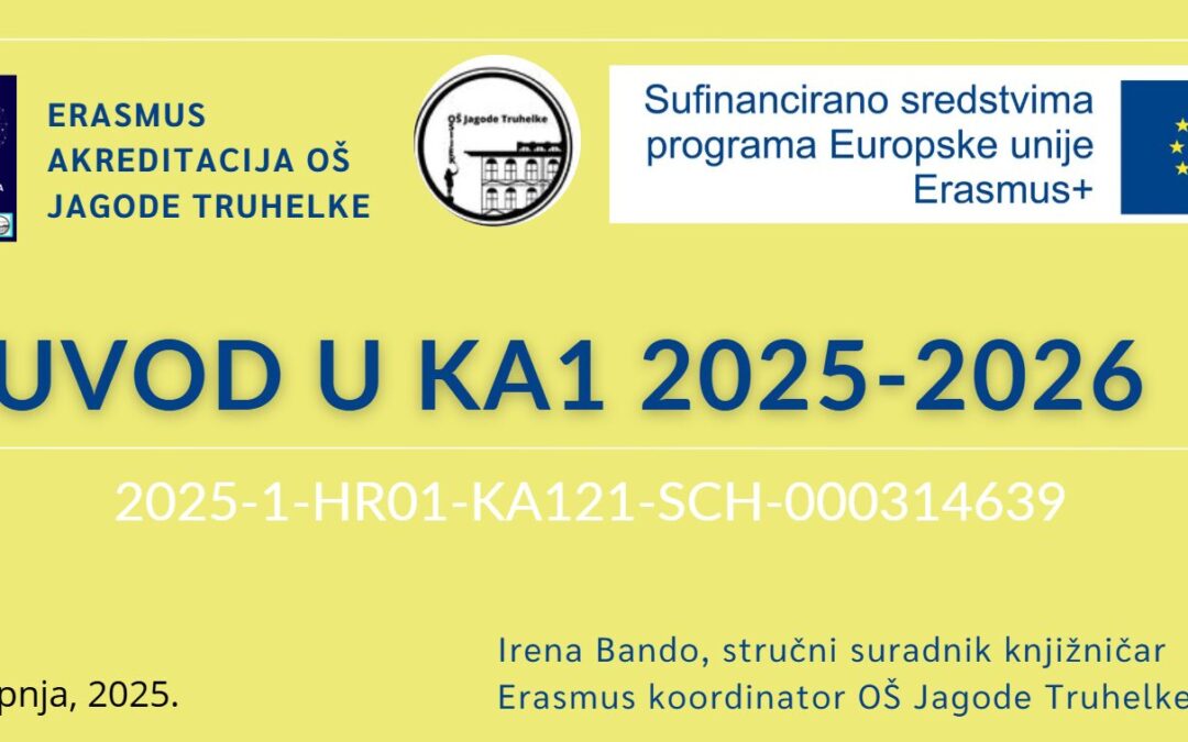 Predstavljanje novog KA1 projekta 2025. – 2026.