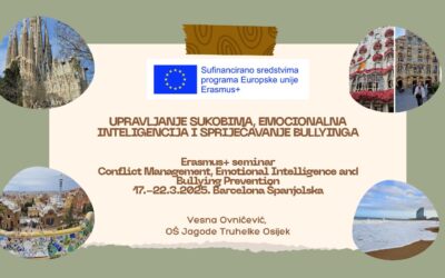 Predstavljanje na Učiteljskom vijeću Erasmus+ seminara “Conflict Management, Emotional Intelligence and Bullyng Prevention” u Barceloni