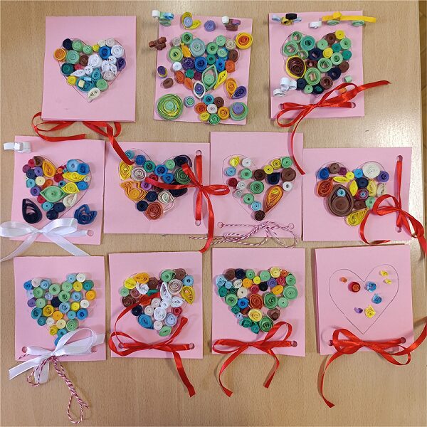 Umjetnost strpljenja: čestitke quilling tehnikom