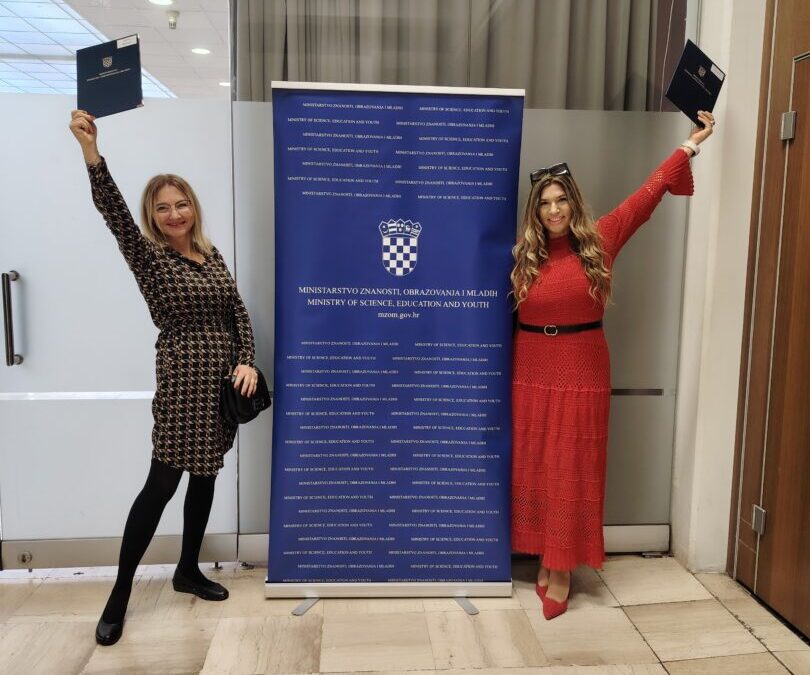 Sudionice Erasmus tima nagrađene nagradom Ministarstva znanosti, obrazovanja i mladih