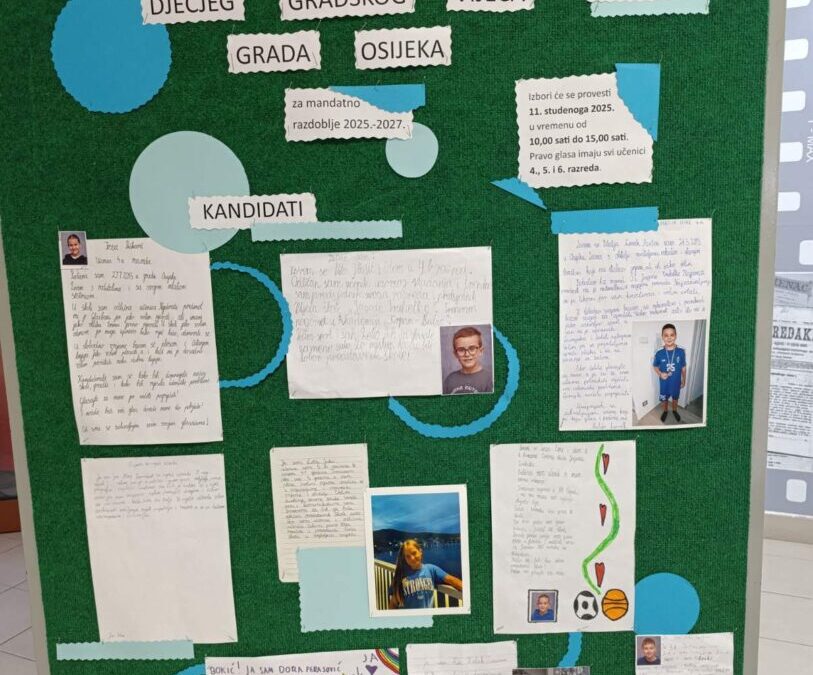 Izbori za Dječje gradsko vijeće Grada Osijeka