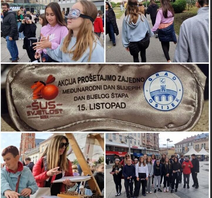 Učenici 6.b razreda sudjelovali u obilježavanju Međunarodnog dana slijepih