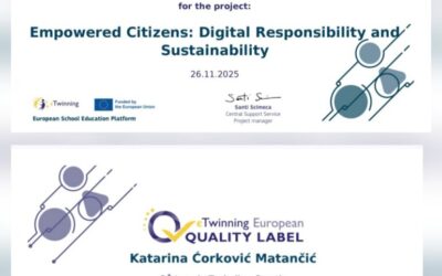 Nagrađena dva eTwinning projekta Europskom oznakom kvalitete!