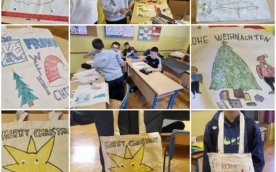 Meine Weihnachtstasche- My Christmas bag- Radionice izrade božićnih torbi za božićni sajam