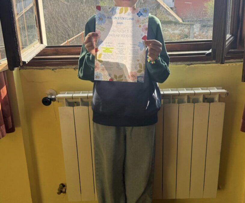 Ante Takač (5.a) – 1. mjesto na državnom natjecanju HUPE in Storyland!