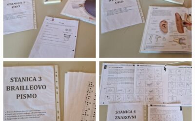 Učenje po stanicama kroz iskustvo – razvoj znanja, vještina i empatije prema gluhim i slijepim osobama