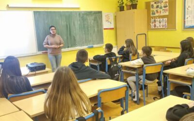 Suradnja s Fakultetom za odgojne i obrazovne znanosti – Plogging radionica u 6.b razredu