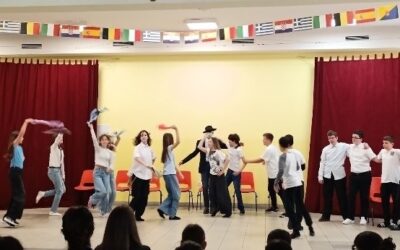 Točka na talijanskom, španjolskom i engleskom jeziku na priredbi dobrodošlice za Erasmus partnere