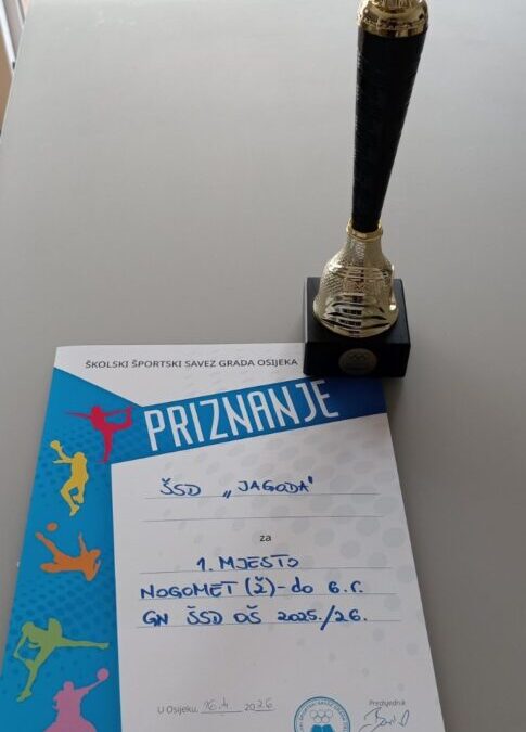 Jagode, prvakinje Osijeka u nogometu na travi