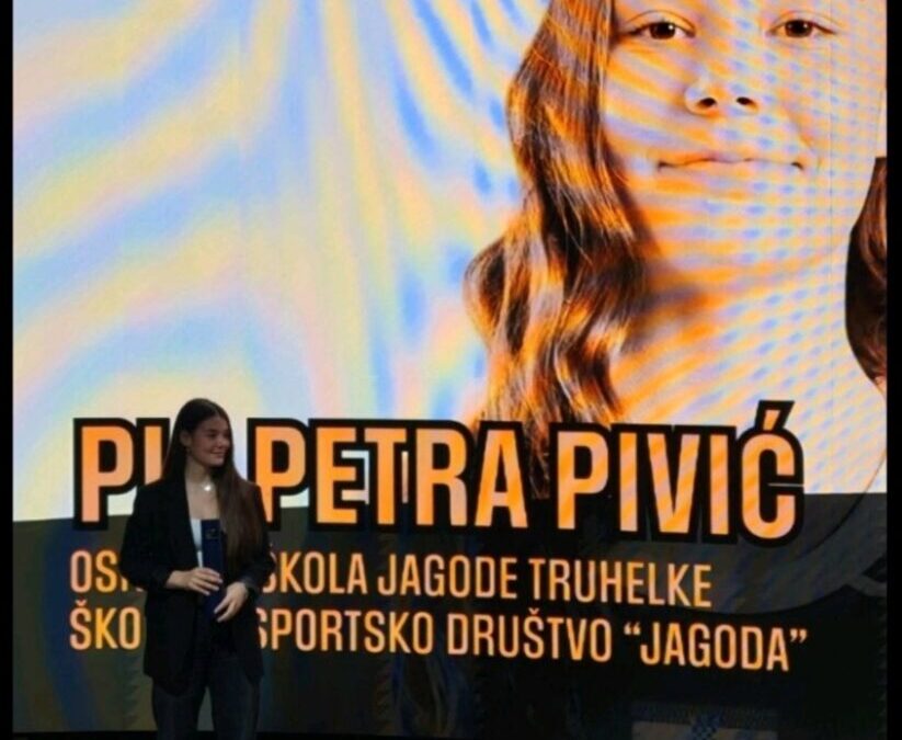 Naša Pia Petra Pivić proglašena najboljom školskom sportašicom grada Osijeka!