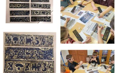 Glagoljičke igre i izrada straničnika za partnere