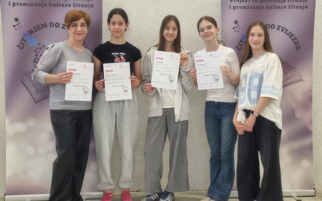 LORENA, MIA I DORA ČITANJEM DOSEGNULE ZVIJEZDE