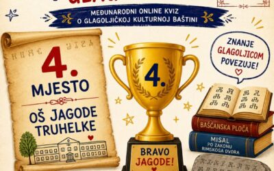 Učenici osvojili 4. mjesto u međunarodnom natjecanju poznavanja glagoljičke kulturne baštine