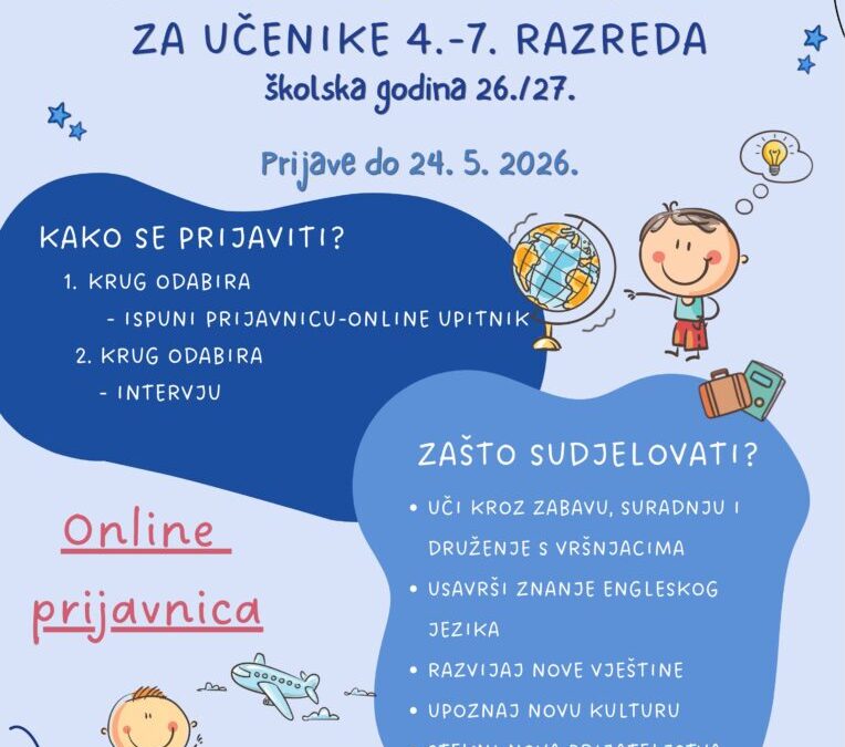 ERASMUS NATJEČAJ ZA UČENIKE (26/27)
