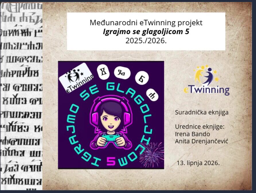 eKnjiga Igrajmo se glagoljicom 5 – prikaz rezultata projekta
